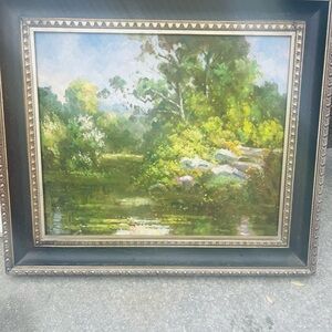 Landscape oil painting
